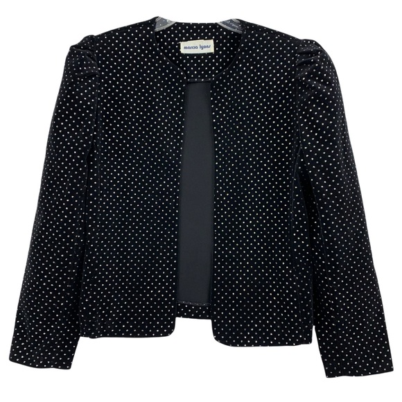 Vintage Open Front Blazer/ Jacket with Matching Bow Tie- Made in the USA - Picture 2 of 14